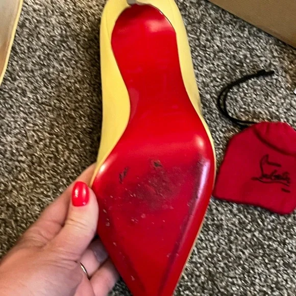 Christian Louboutin 100 mm heels great condition size 40 - Picture 9 of 12